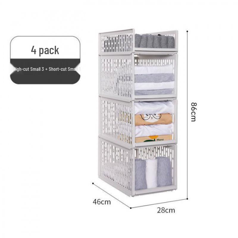 Pull-out Wardrobe and Desktop Storage Rack for Dormitory and Bedroom