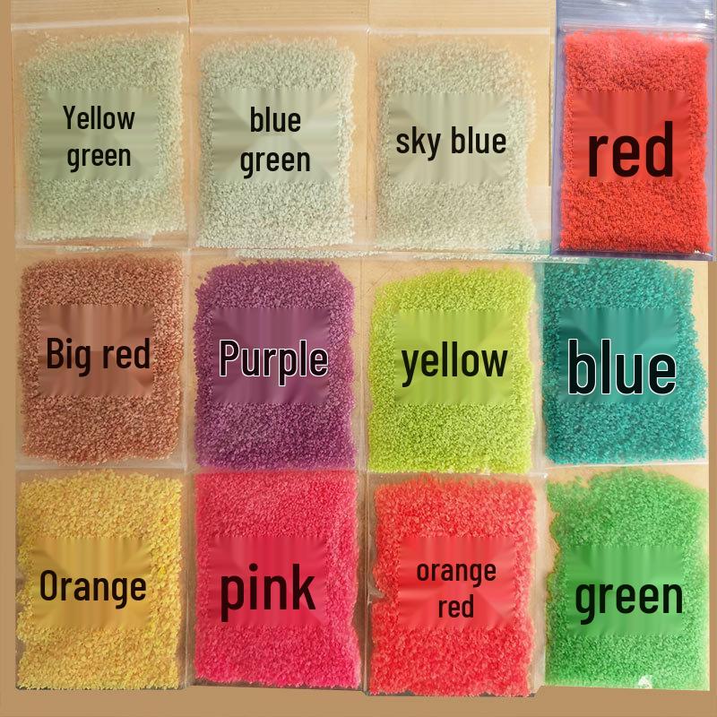 High-Grade Luminous Star Sand Stones for DIY, 10g