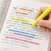 High-Capacity Fluorescent Marker: Thick Tip, Vibrant Design, Perfect for Students' Notes & Journaling