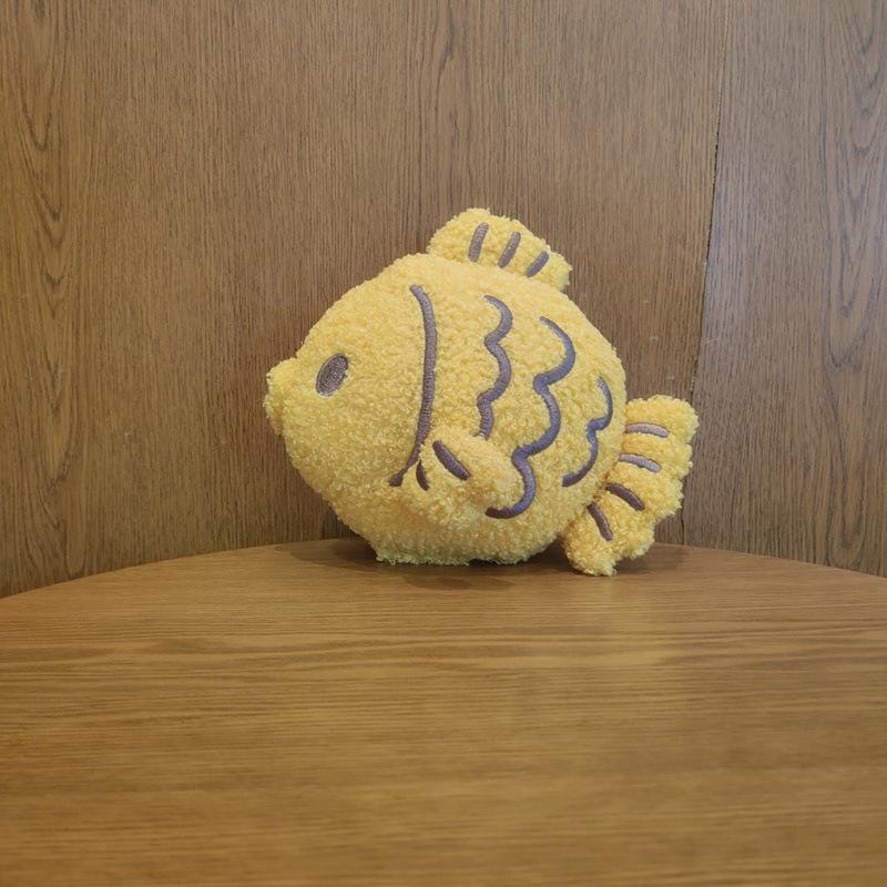 Cartoon Taiyaki Pillow Plush Toy Doll Small Fish Doll