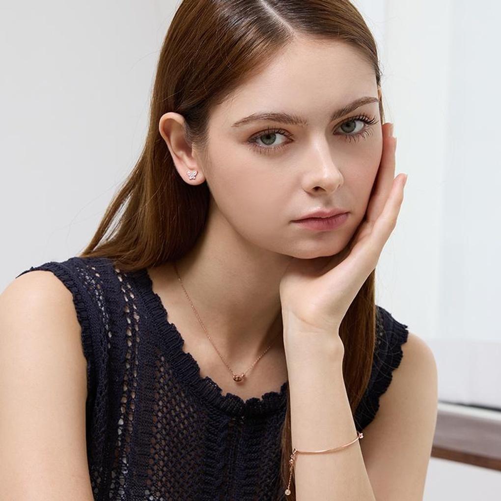 [leshop] 14K Point Bangle Bracelet (Gold Plated)_LJ0706BRB