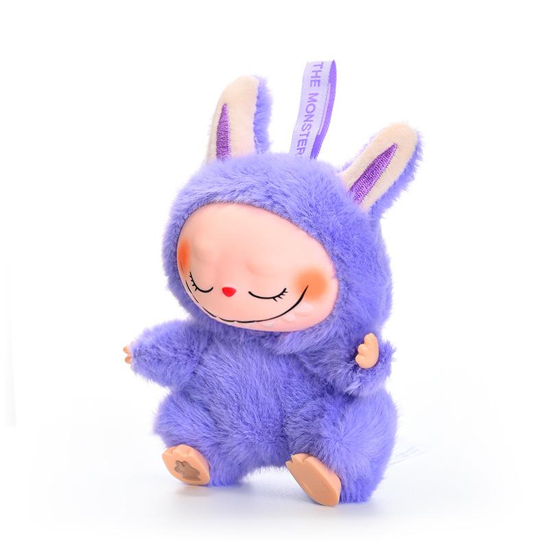 

Cute Doll Plush Toys Bag Charm Doll Toys Children s Gifts Christmas Valentine s Day Gift фиолетовый