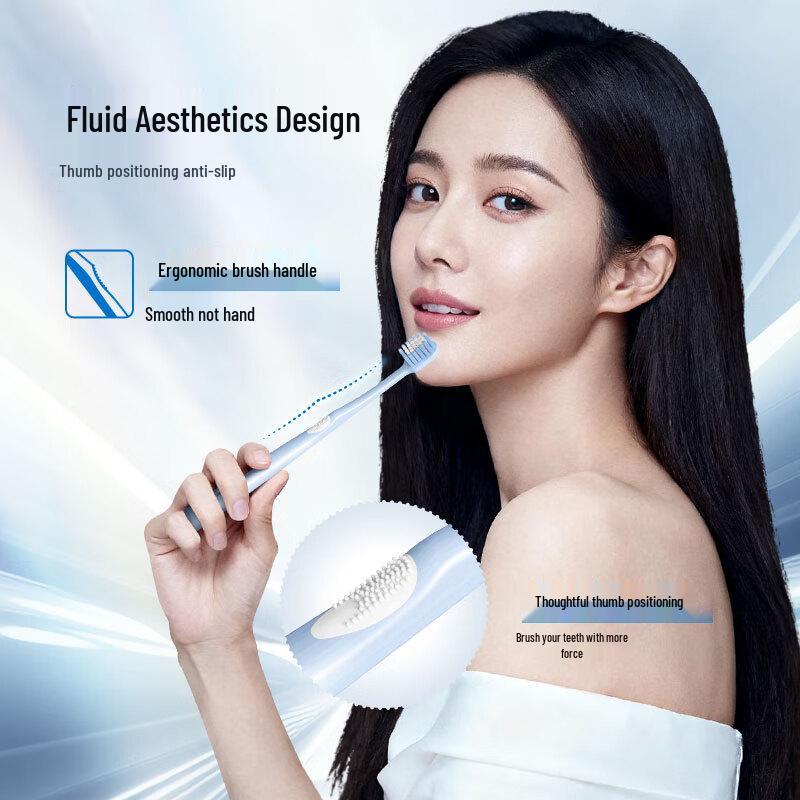 Liubizhi Silver Ion Soft Bristle Toothbrush 2-Pack