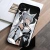 Fox Girl  Phone Case Black Silicone Soft For Samsung Galaxy A73,A72,A71,A70,A53,A52,A51