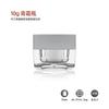 10Pcs Square Acrylic Cream Jars, Transparent Face Moisturizer Containers, High-End Empty Cosmetic Pots for Travel DIY