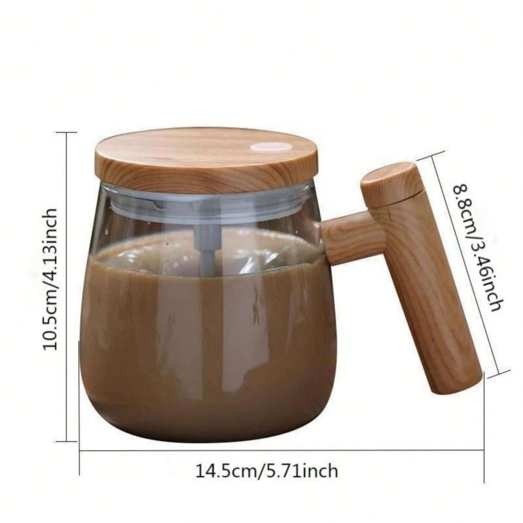 2 ks 400ml Elektrický Samomíchací Hrnček na Kávu Multifunkčný Automatický Vysokorýchlostný Miešací Hrnček Džús Mlieko Proteínový Prášok Mixér Hrnček