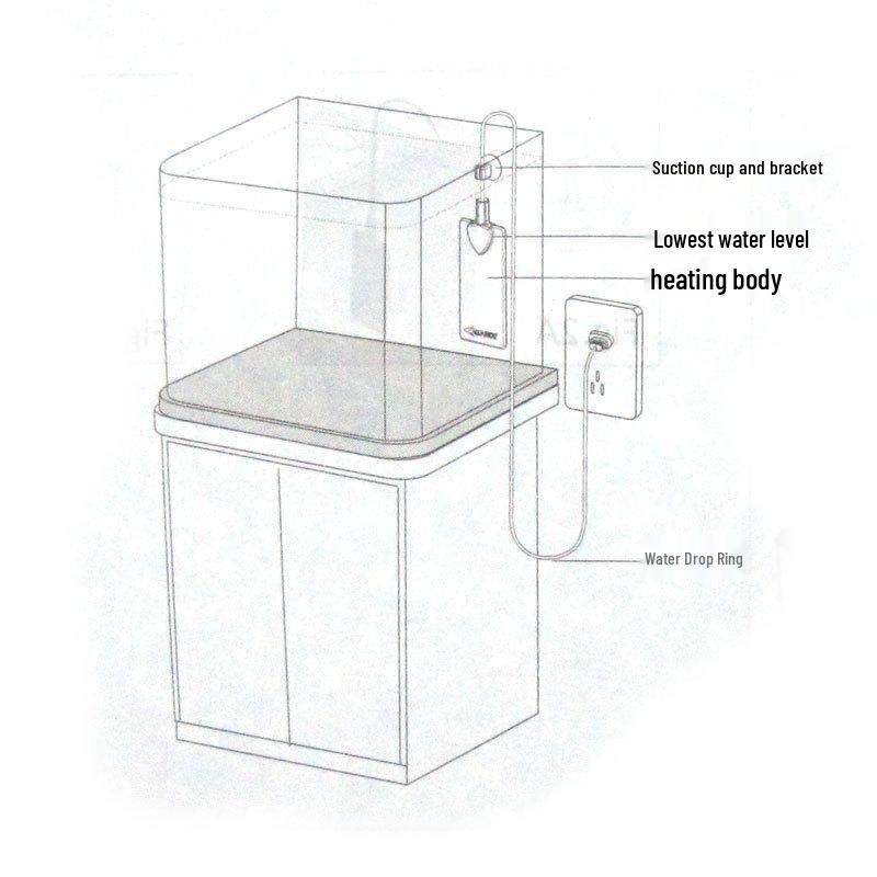 Nissei Eco Star MH-75/150 Mini Explosion-Proof Heating Pad for Fish Tanks and Reptile Habitats.