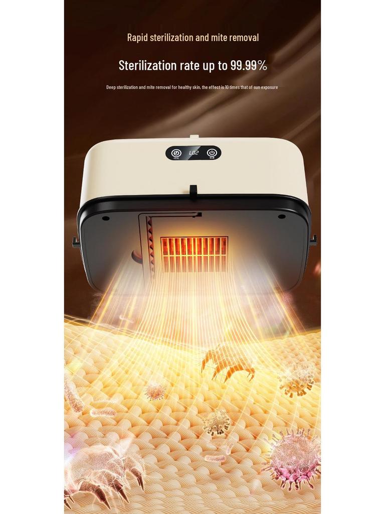 Portable Smart Clothes Dryer with Ion Quick Dry & Sterilization - Compact, Automatic, Foldable Storage.