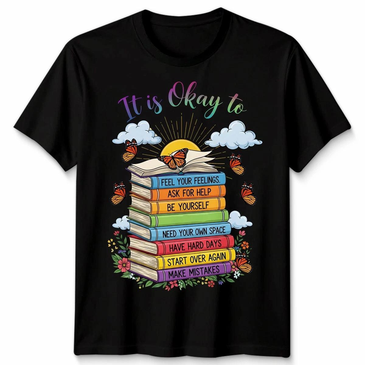 Its Okay To Not Be Okay Kids Mental Health Awareness Design Unisex Tshirt M