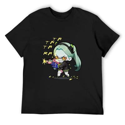 Zła chib Rebecca cyber punk, ilustracja, mem, Oryginalny T-shirt letni top nowe prezenty i koszulki męskie rozmiary plus