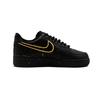 Nike Air Force 1 Guerriero Nero, Minimalista, Ombra Nera Ala Dorata Resistente all'Abrasione Scarpe da Skateboard Basse Unisex CW2288-001(Team830-s-box)