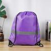 Waterproof Drawstring Gym Backpack 210D Polyester Fitness Handbag Nylon Sports Shoulder Bag  Travel