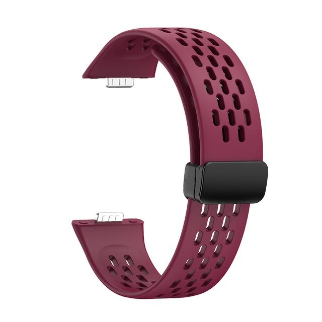 Magnetic D Folding Buckle Silicone Band For Huawei Watch Fit 3 Strap for HUAWEI Fit3 Sports Bracelet Watchband