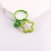Korean Style Sweet Acrylic Star Keychain Pendant with DIY Perler Beads