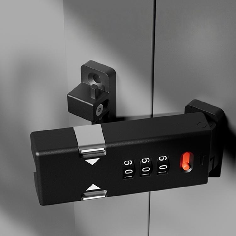 High Security Cabinet Lock Keyless Door Bolt Security Drawer Lock Adjustable Password Mechanism Easy to Install