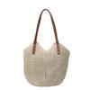 Lazy Wind Cotton Thread Woven Bag Women's Summer New Seaside Vacation Beach Bag Large Capacity Shoulder Tote Bag