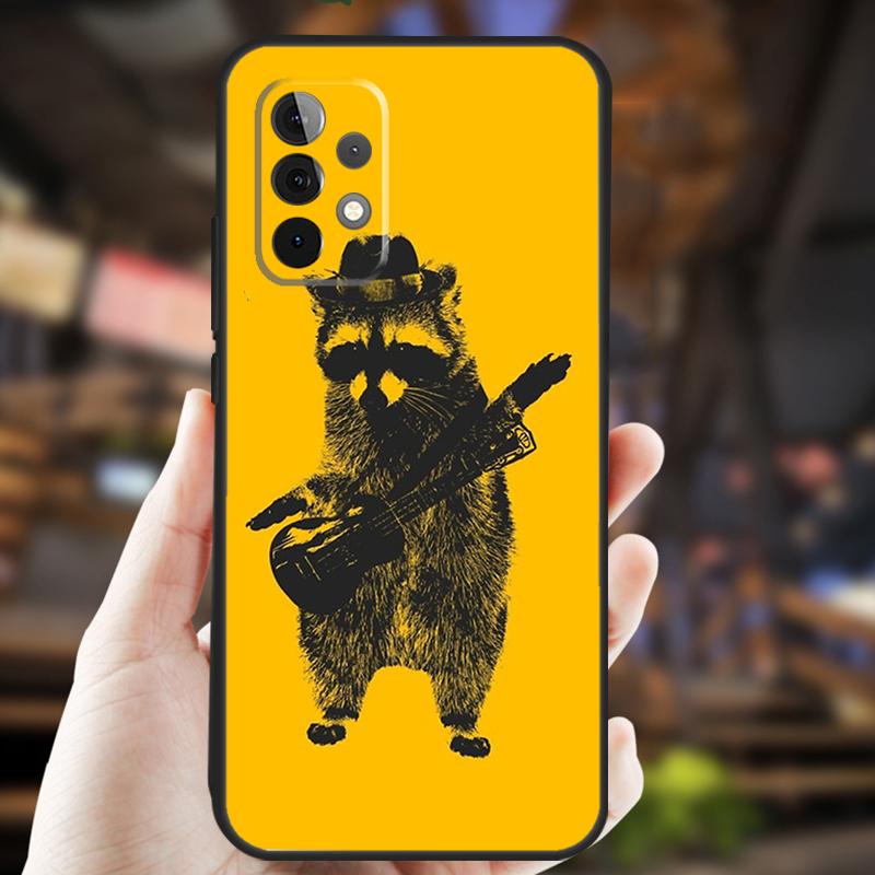Süße Waschbär Hülle Für Samsung Galaxy A34 A06 A05 A32 A16 A55 A36 A26 A54 A14 A22 A52 A35 A15 A53 A13 A56
