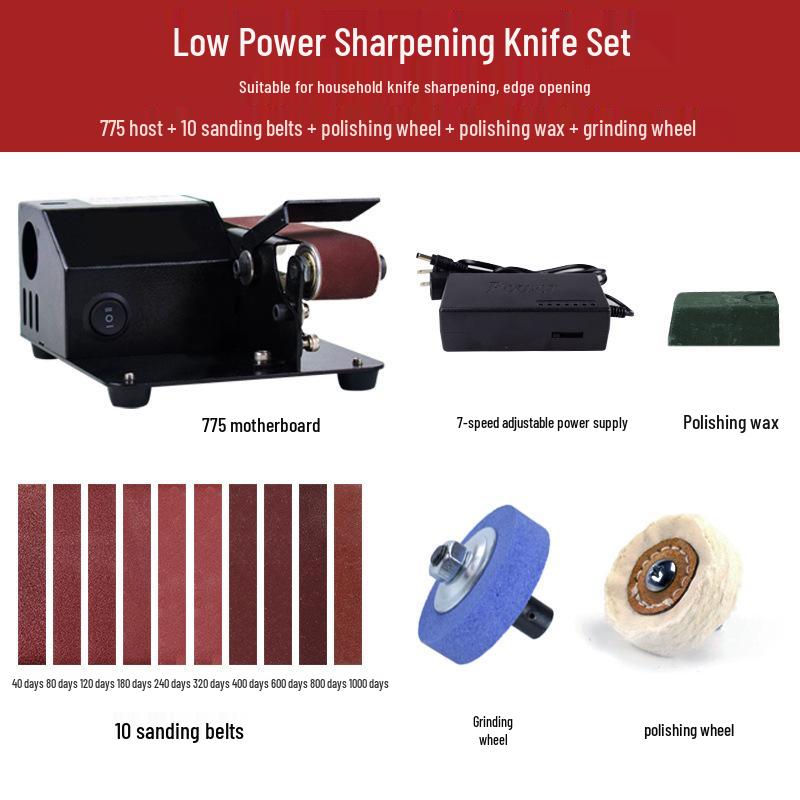 Compact Electric Mini Belt Sander & Sharpener