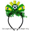 2026 Football Event National Team Flag Headband, Soccer Fan Cheering Hair Hoop Headwear For Cheerleading Fan Hair Hoop