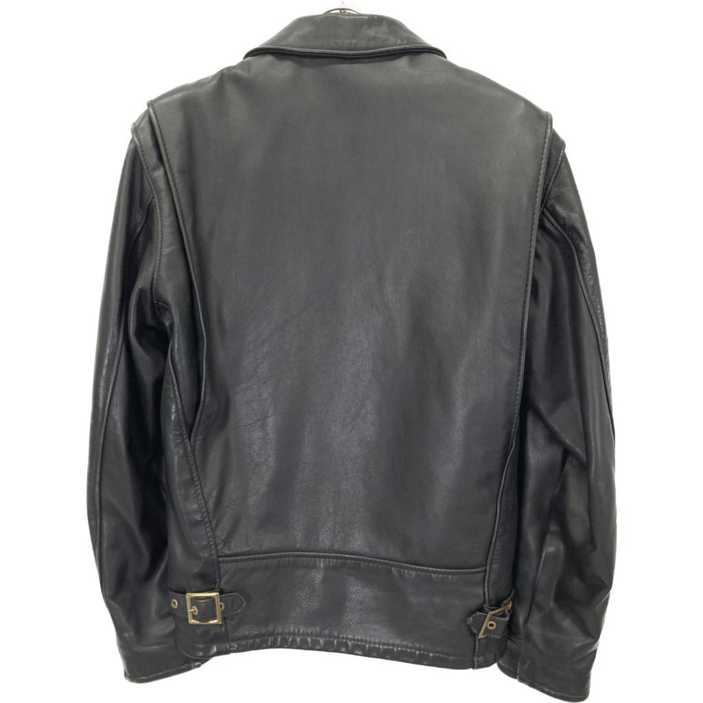 SCHOTT AT101 USA Made Collared Rider Jacket with Liner Jacket 34 blackUsed