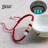 Glow In The Dark Bracelet Snake Year Lucky Red Rope