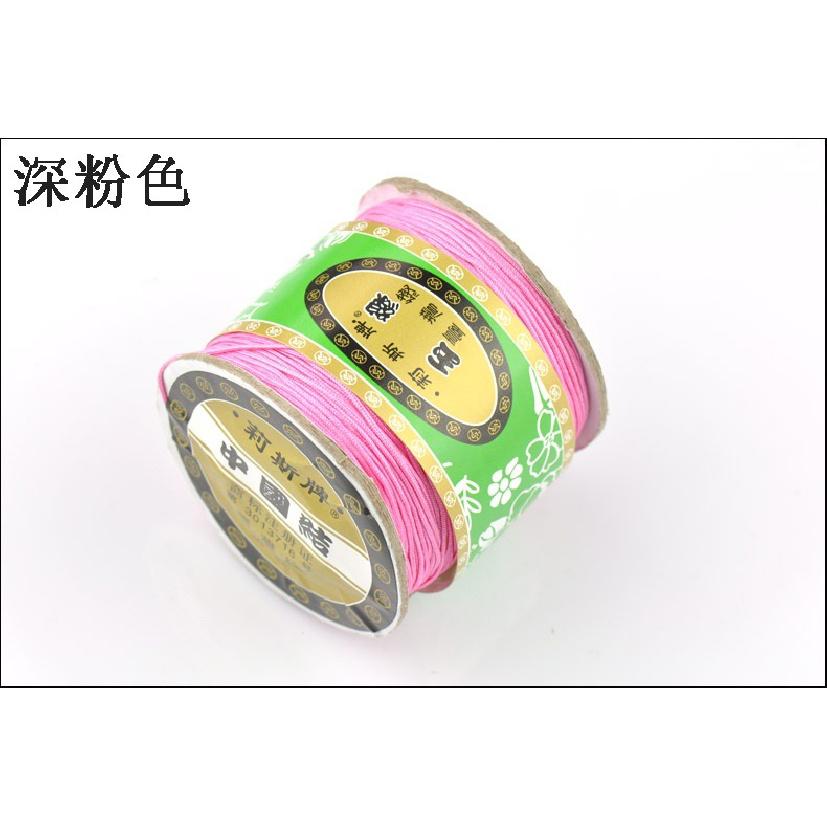 

Lis Brand Taiwan Jade Thread DIY Jewelry accessory red string cord72Jade thread weaving cord length120Rice темно-рожевого кольору