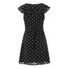 2026 Chic Polka Dot Ruffle Chiffon V-Neck Mini Dress
