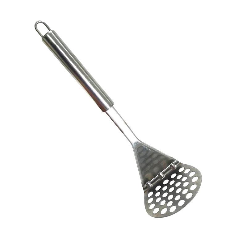 Purple Stainless Steel Masher for Potatoes and Baby Food