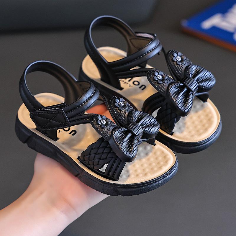 Childish Cute Sandals For Summer, Fashionable Girls' Beach Princess Slippers