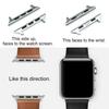 Adapter For Apple Watch Ultra 8 7 6 5 4 se 49mm 45mm 44mm 41mm 40mm band adaptor Stainless Steel Connector iWatch Accessories