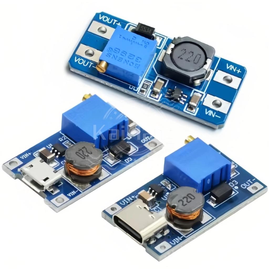 1/5/10PCS MT3608 Boost Module DC-DC Step Up Converter Booster Power Supply Module Board 2A Max 2V-24V To 5/9/12/28V for Arduino