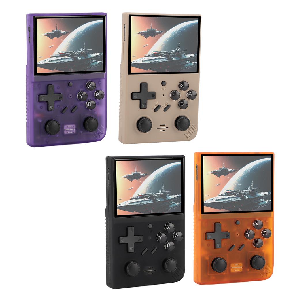 Handheld Retro Spielekonsole 3,5 Zoll IPS Bildschirm Open Source Tragbare Videospielkonsole mit Dual 3D