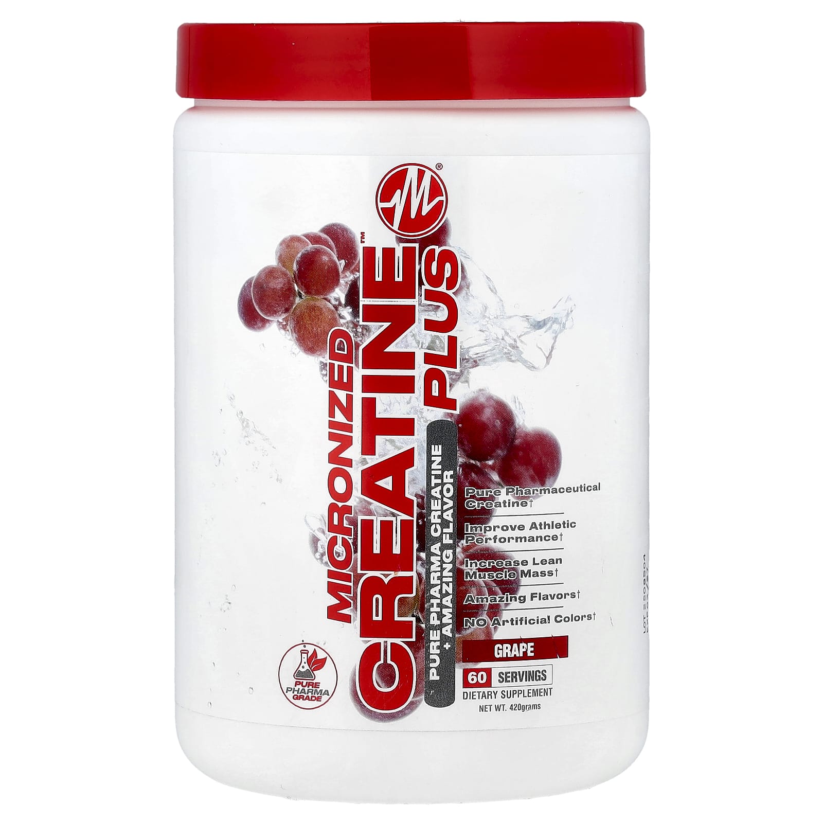 

Micronized Creatine™ Plus, Grape, 420g