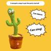 Singing and dancing cacti, learning to talk, children's toys, super cute children's gifts