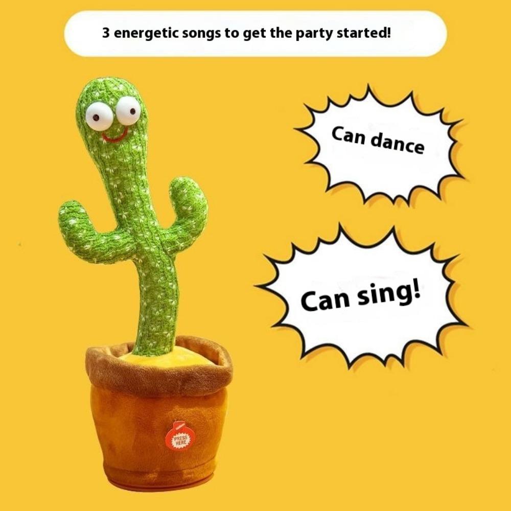 Singing and dancing cacti, learning to talk, children's toys, super cute children's gifts