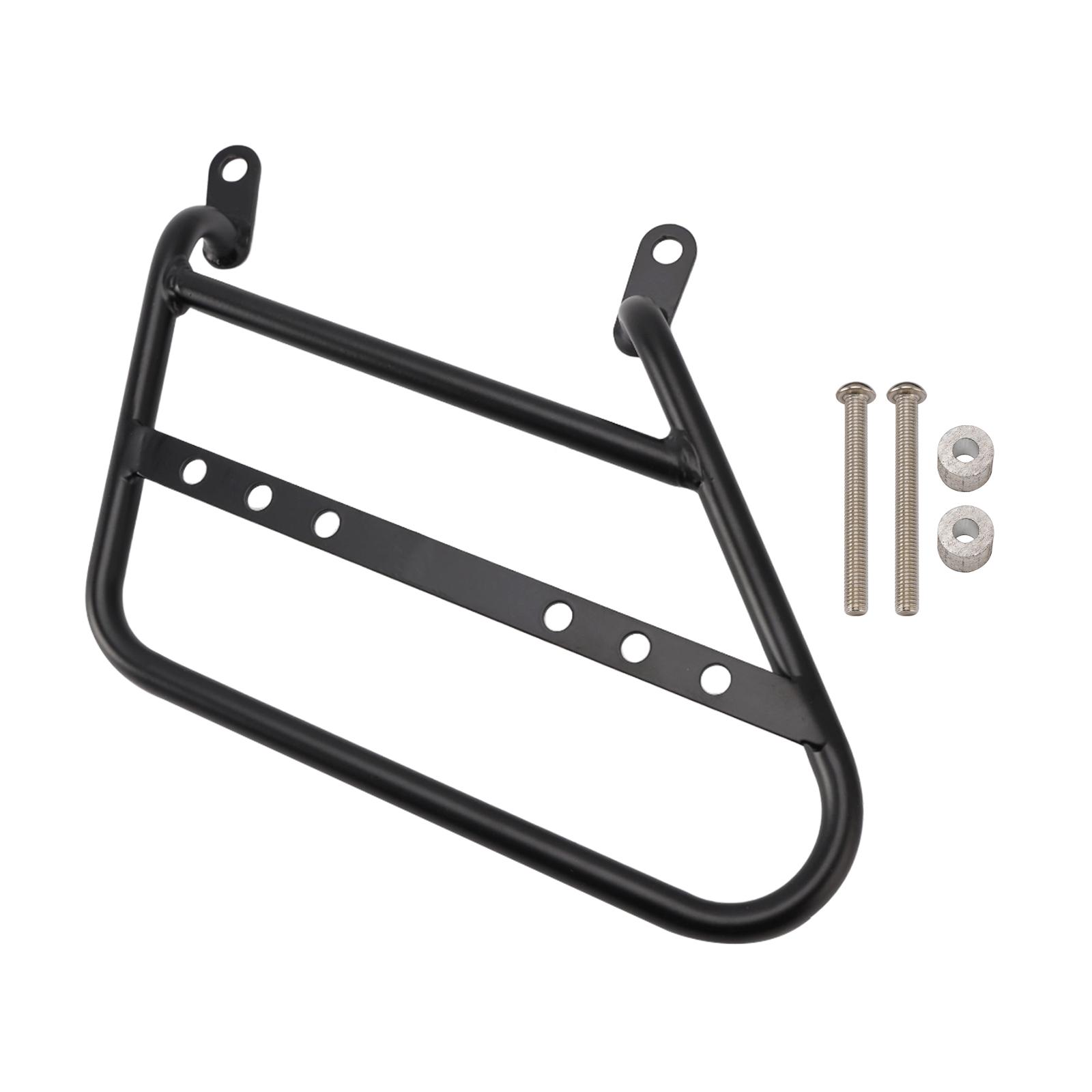 

Luggage Rack Side Saddle Bag Mount Bracket Black For R.E. Meteor 350 21-24 Right