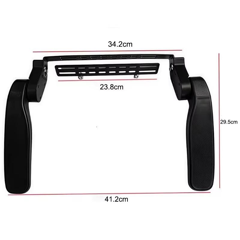 Motorcycle Kids Safety Armrest 1 Set Universal Rear Seat Foldable Design Comfortable Child Riding Experience