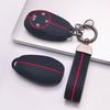 Key Fob Cover for Leapmotor T03 S01 C11 C01 with Keychain Anti-Scratch Shockproof Protective Shell Holder with Honeycomb Texture Shockproof Structure