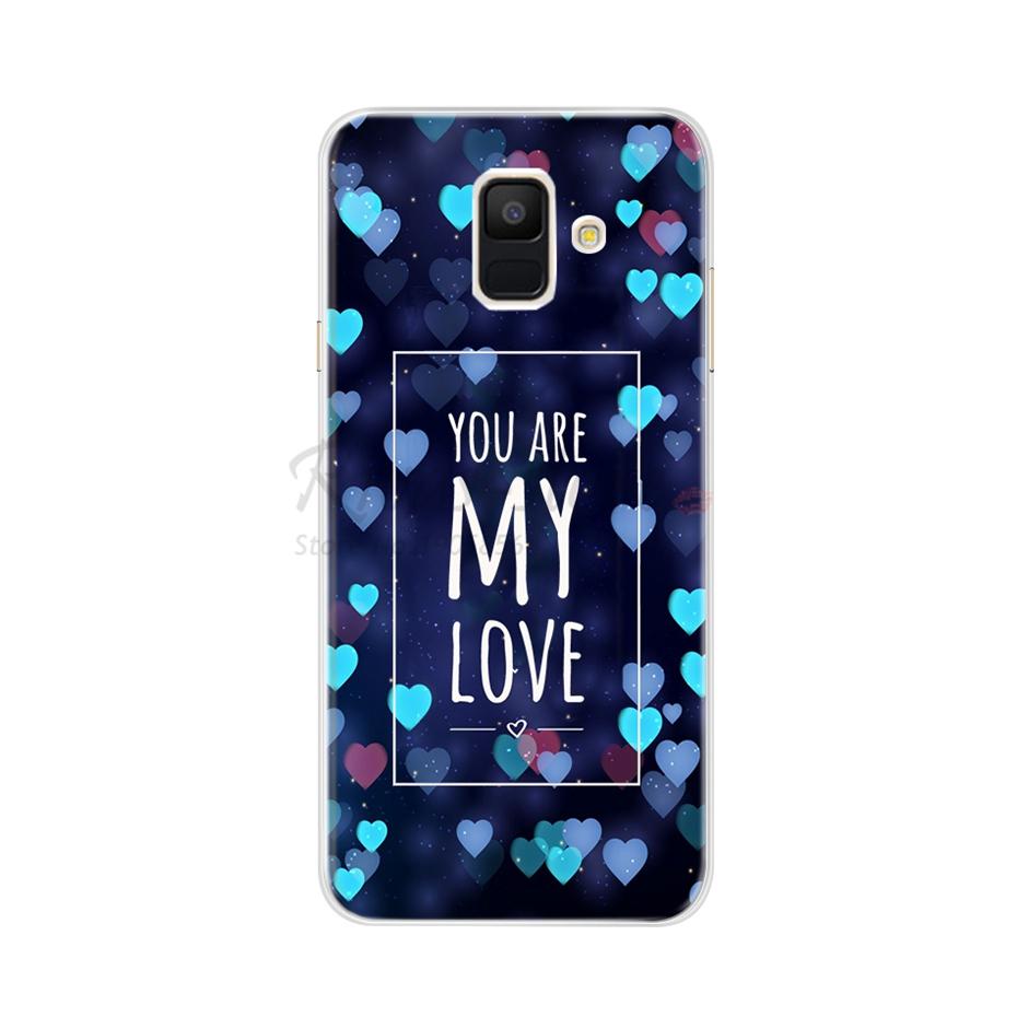 Case For Samsung Galaxy A6 2018 Transparent Cartoon Soft TPU Silicone Phone Cases Back Cover For Samsung Galaxy A6 A 6 Plus 2018