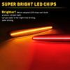 Amber + Smoked Red LED Side Marker Light For Chevrolet Chevy 2005-13 Corvette C6