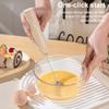 Electric Milk Frother Stainless Steel Handheld Milk Mixer Rechargeable Coffee Whisk Egg Beater Kitchen Tool