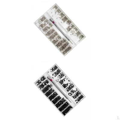 2 Sätze Mikroschrauben-Set Ersatzreparaturwerkzeug Klein für