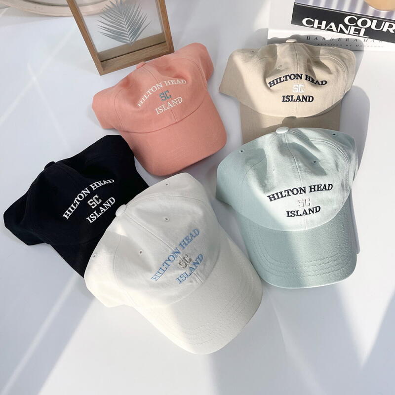 Women s and Men s Pastel Color Ball Cap Hat C4747_Black