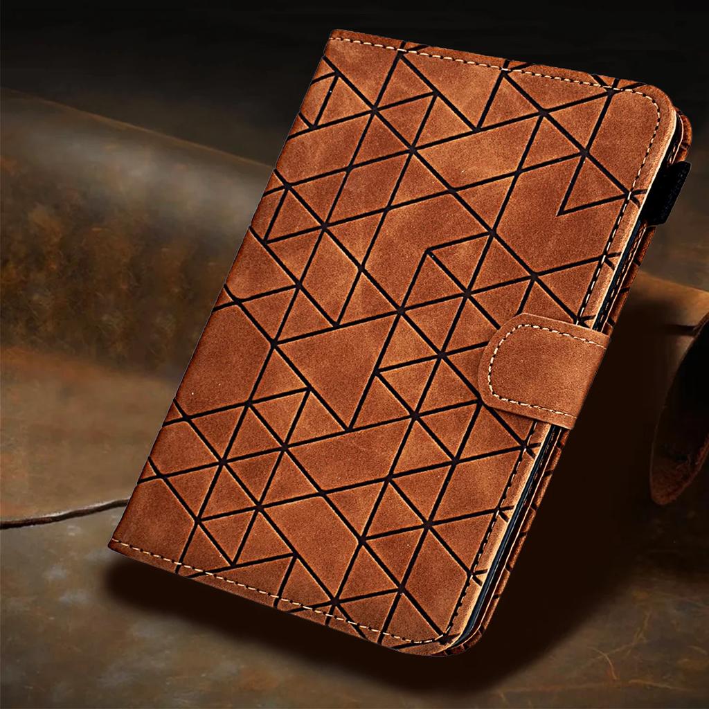 Leather Case for IPad 2025 A16 Air 10.9 10.2 11 Inch Pro MINI 3 4 5 6 7 8 9 10th 11th Generation Rhombus Texture Cases Cover