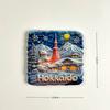 Japan Tokyo Tower Mount Fuji Hokkaido Resin Fridge Magnet Stickers Travel Souvenir Gift Landscape Refrigerator Magnet Home Kitchen Decor
