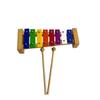 Colorful 8-Note Wooden & Aluminum Xylophone for Toddlers - Early Education Glockenspiel Toy
