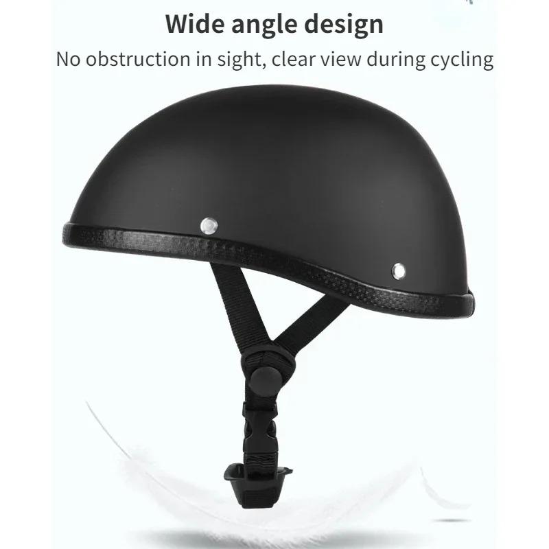 Motorcycle Helmet MTB Bike Unisex Cycling Safety Protector Half Face Type Retro Vintage Ultralight Fashion Motorbike Accessories