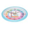 Wall Clock Plastic Cartoon Colorful Quartz Time Learning Hanging Clock for Kid"s Bedroom
