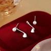 925 Sterling Silver Heart Earrings - Luxury Niche Design for Women