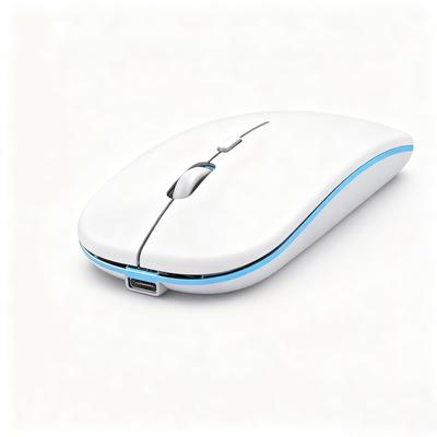 Wireless Bluetooth Mouse [Ultra-Thin Model Bluetooth 5.3 & 2.4GHz] Silent Mouse, 3-Stage DPI Adjustment (80012001600), Ultra-Lightweight, Type-C